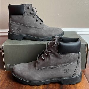 TIMBERLAND Gray 6 BASIC BOOT Juniors Size 6.5 Women’s size 8